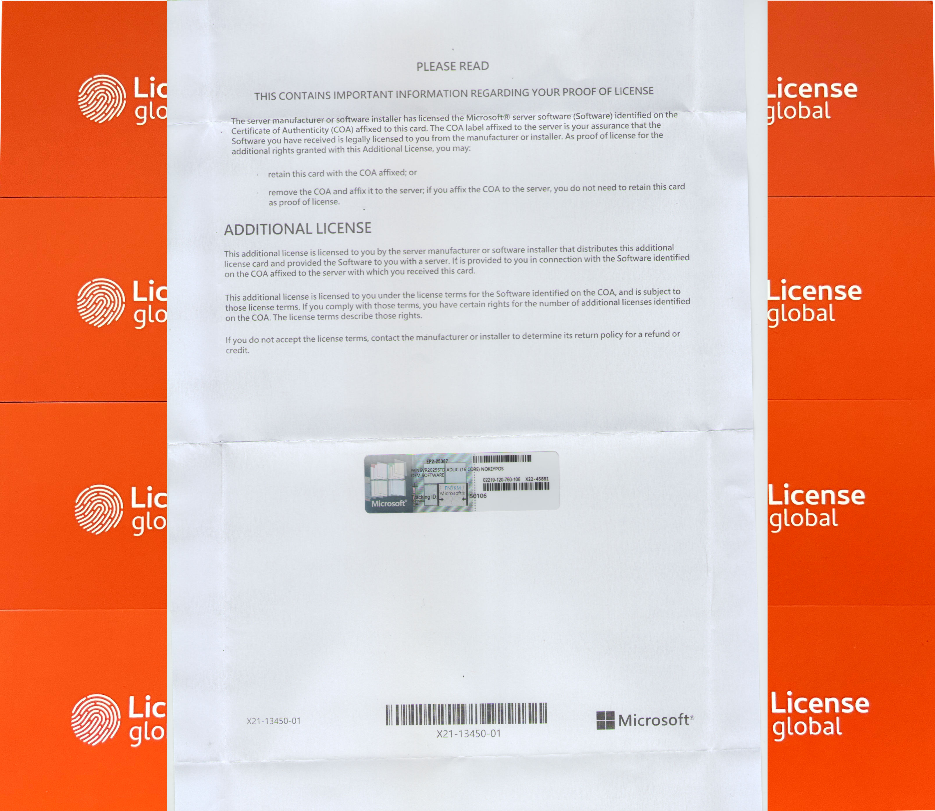 Windows Server Standard 2025 – Lizenzbox hinzufügen