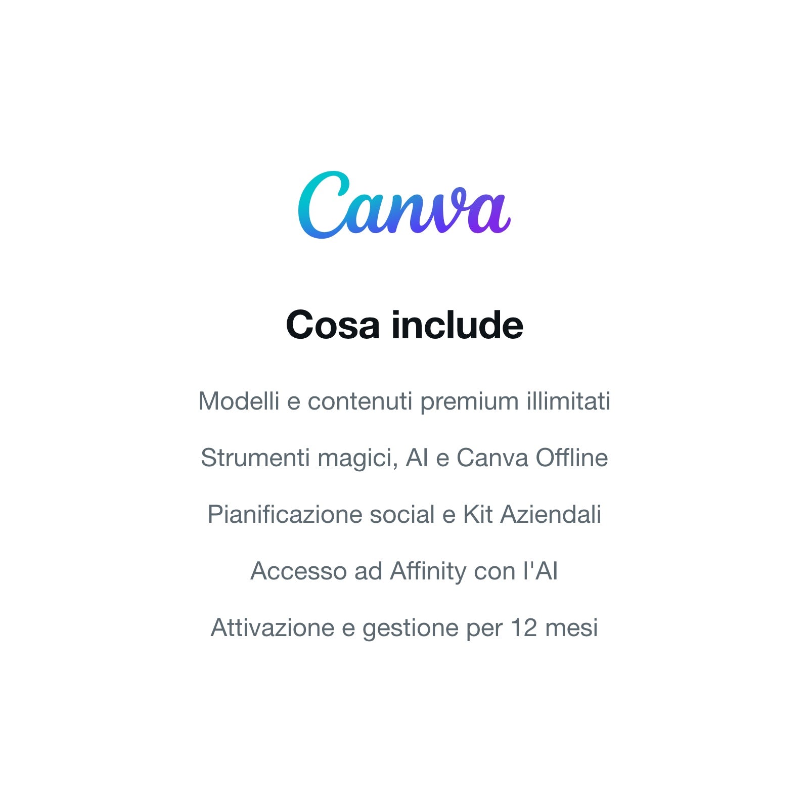 Cosa include Canva Pro: contenuti premium, strumenti AI, social, Affinity, 12 mesi