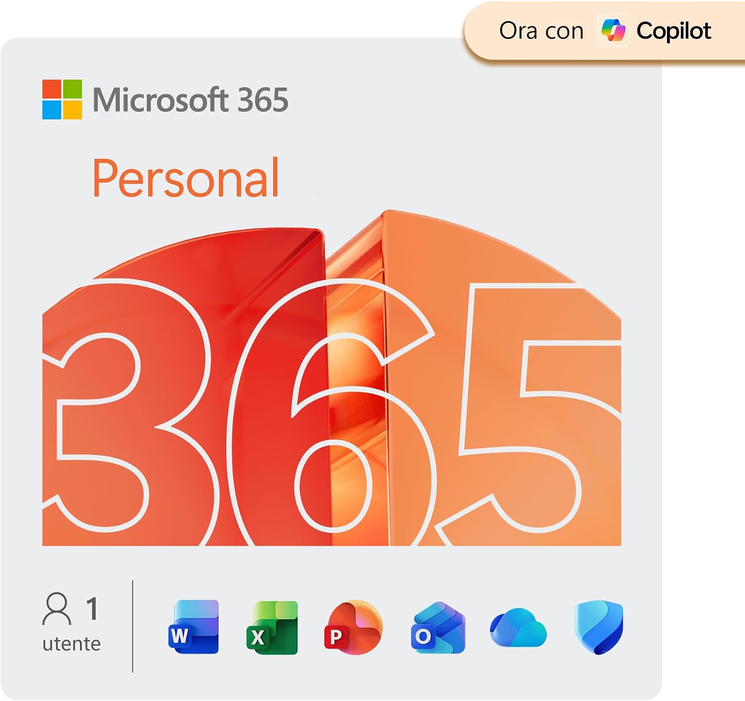 Microsoft 365 Personal 12 mesi 1 utente con Copilot