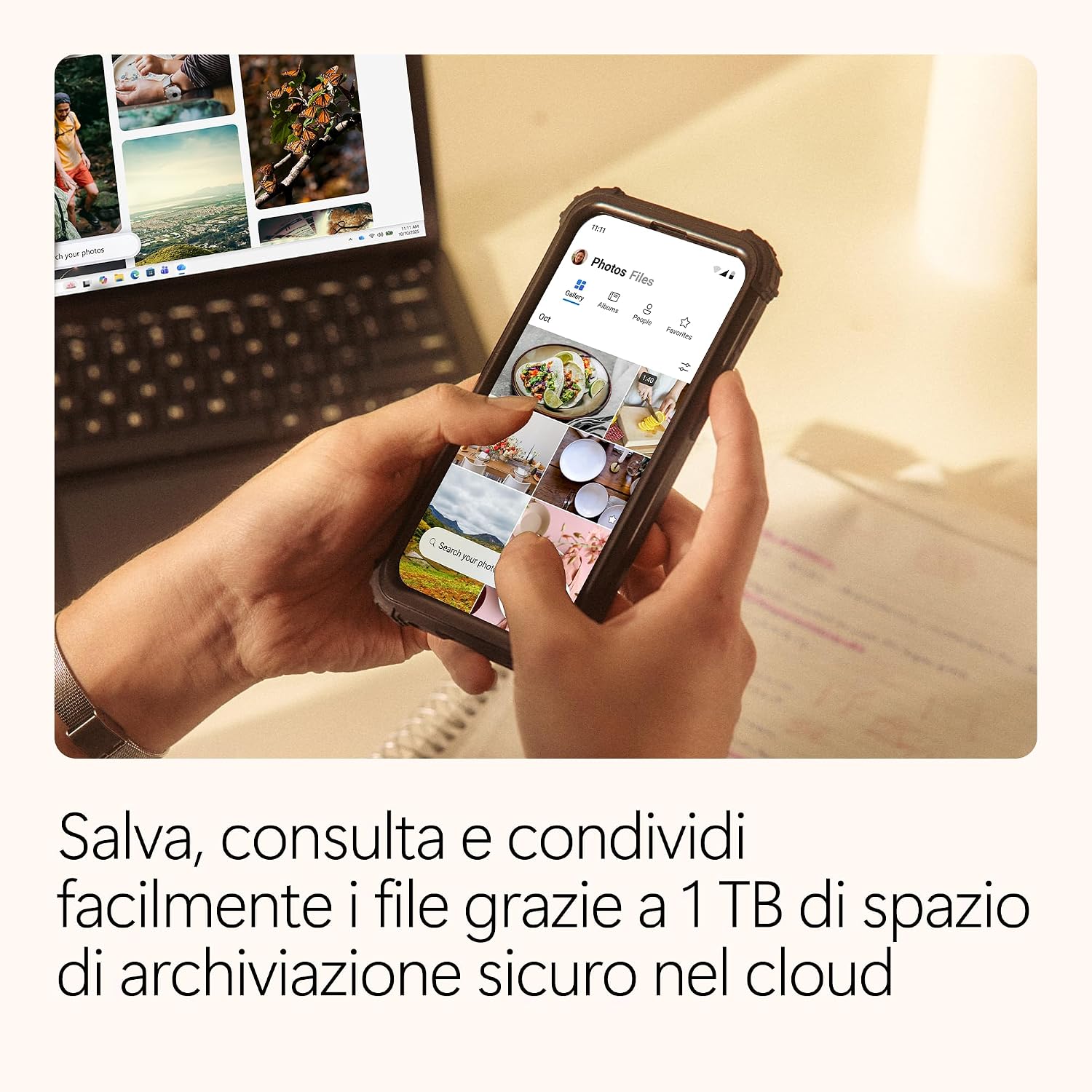 Microsoft 365 Personal: 1 TB di spazio di archiviazione OneDrive