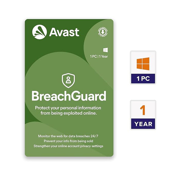 Avast Security Breachguard 1 Stück 1 Jahr