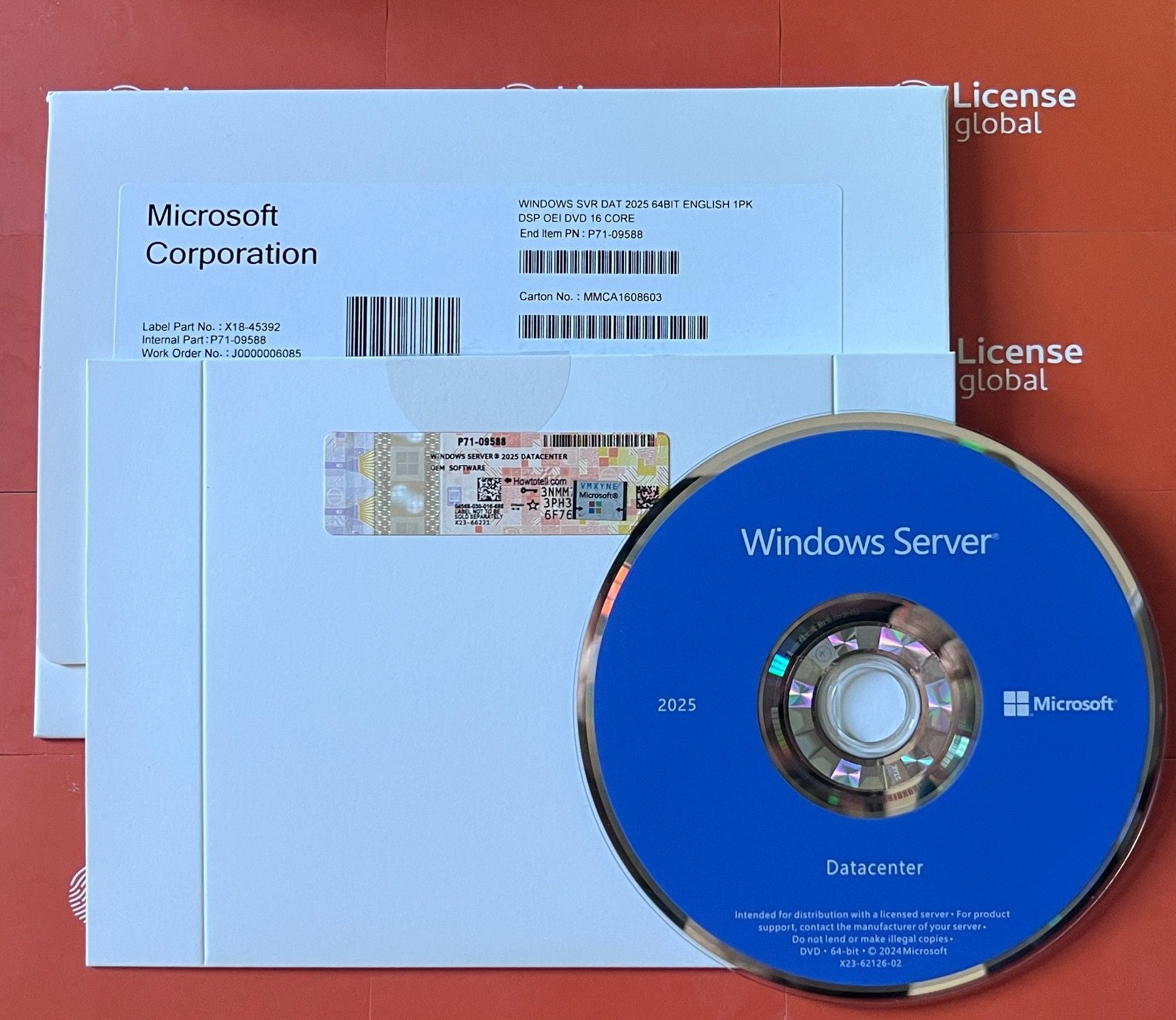 Windows Server 2025 Datacenter 16-Kern-System