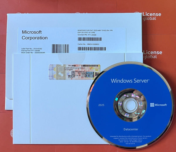 Windows Server 2025 Datacenter 16-Kern-System