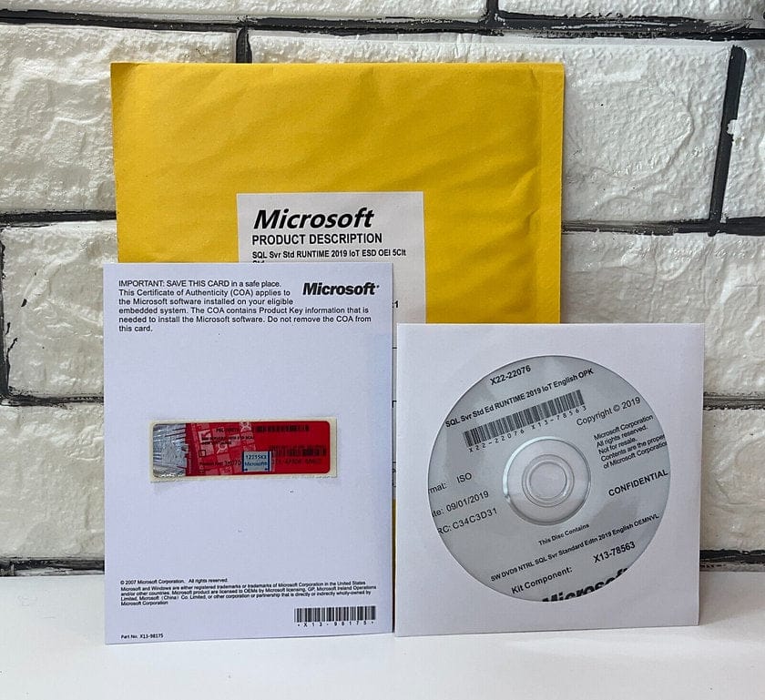 Windows Server SQL 2019 Standard Box