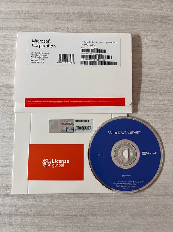 Windows Server 2022 Standard-Box