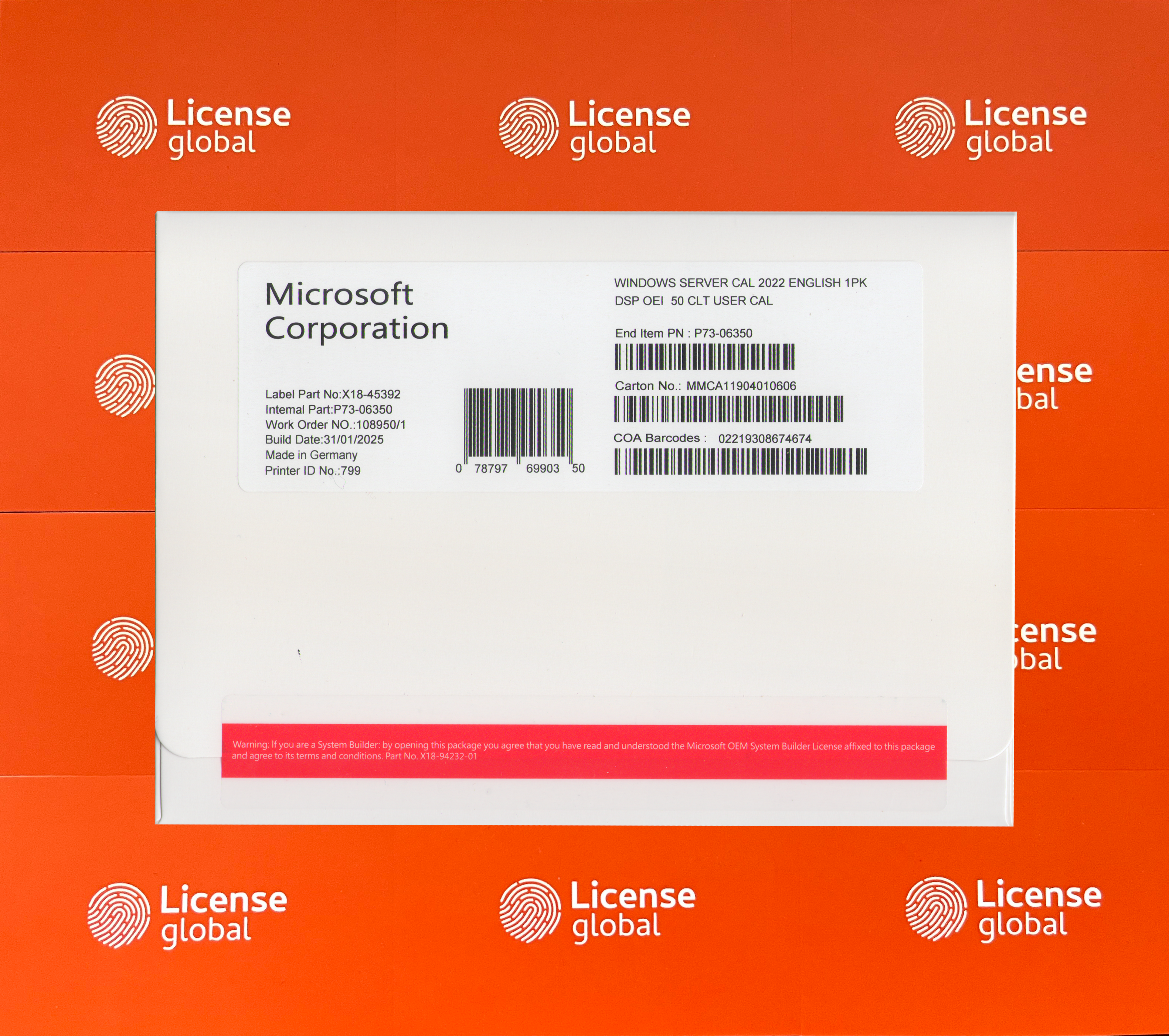 Windows Server 2022 50-Benutzer-CAL