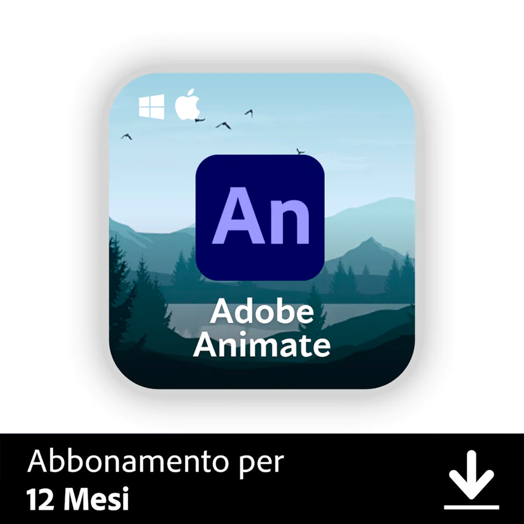 Adobe Animate 1 Jahr PC/Mac