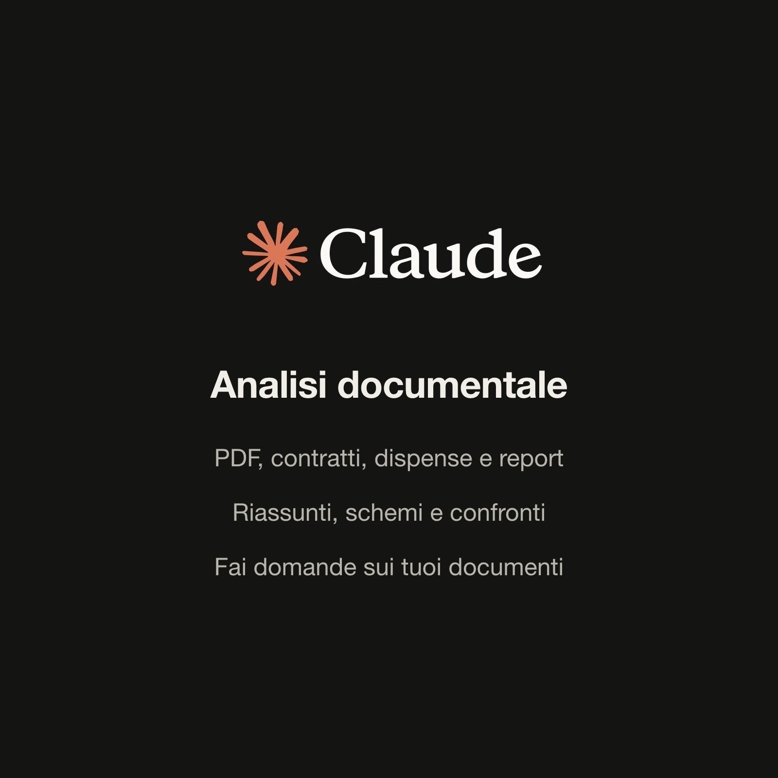 Claude Pro analisi documentale: PDF, contratti, dispense e report
