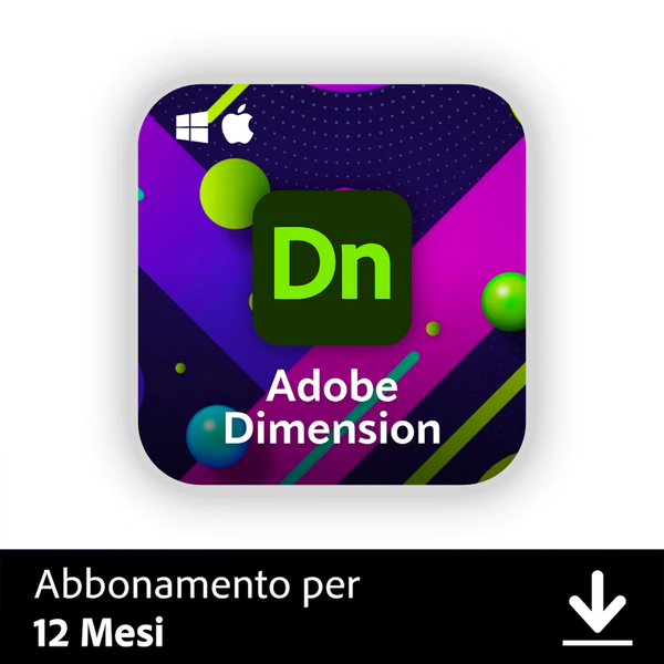 Adobe Dimension 1 Jahr PC/Mac