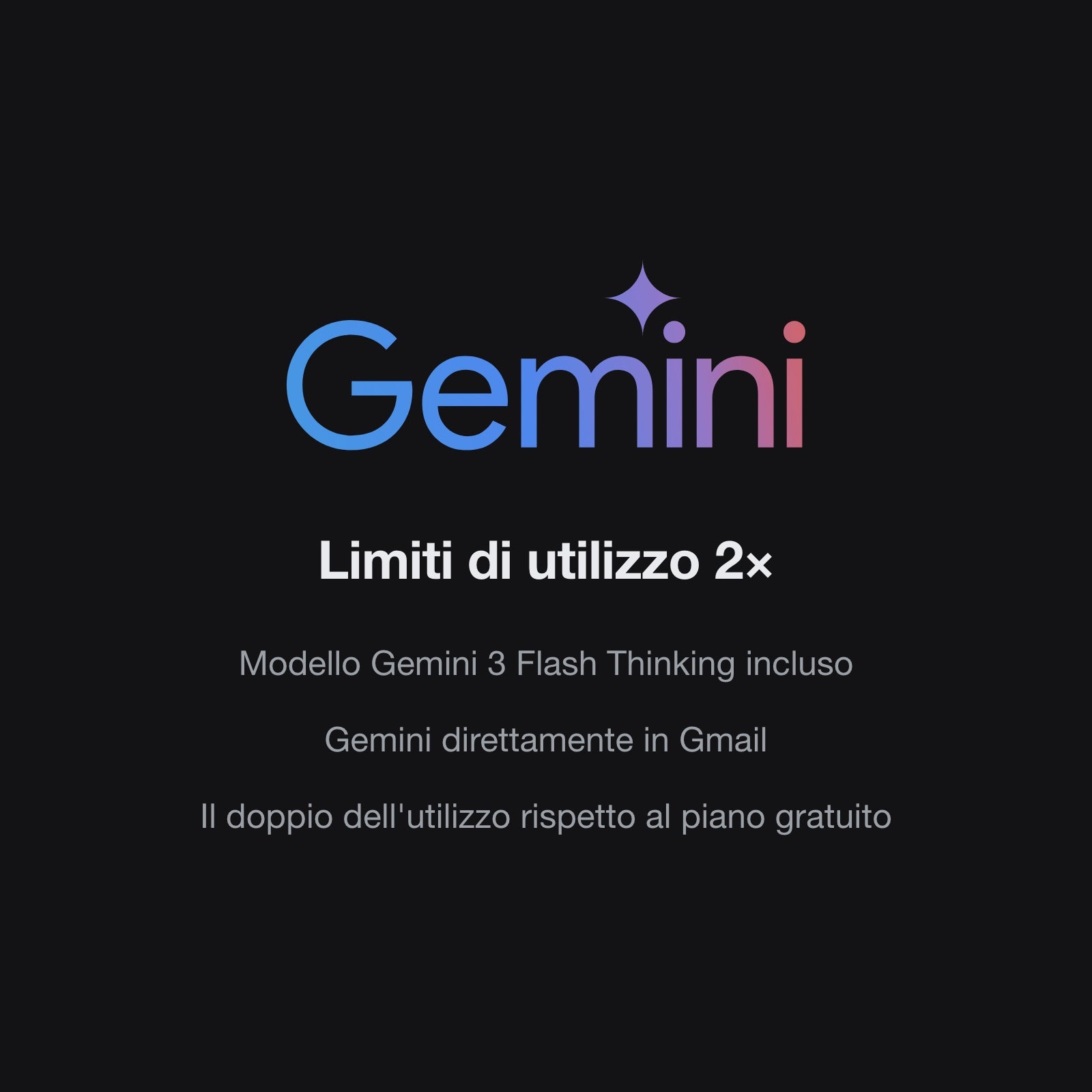 Gemini con limiti doppi e modello Flash Thinking, Gemini in Gmail