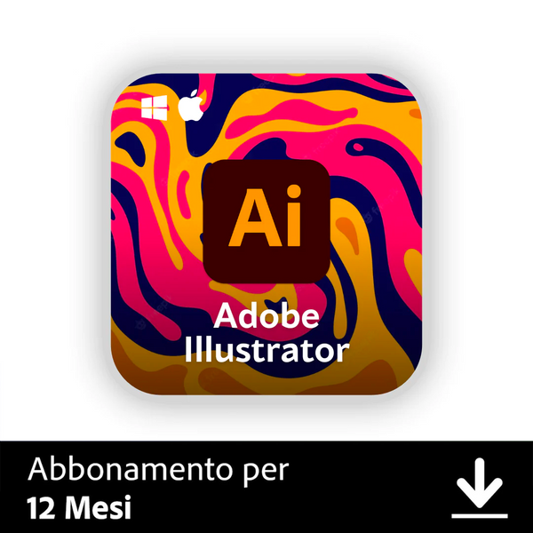 Adobe Illustrator 1 Jahr PC/Mac