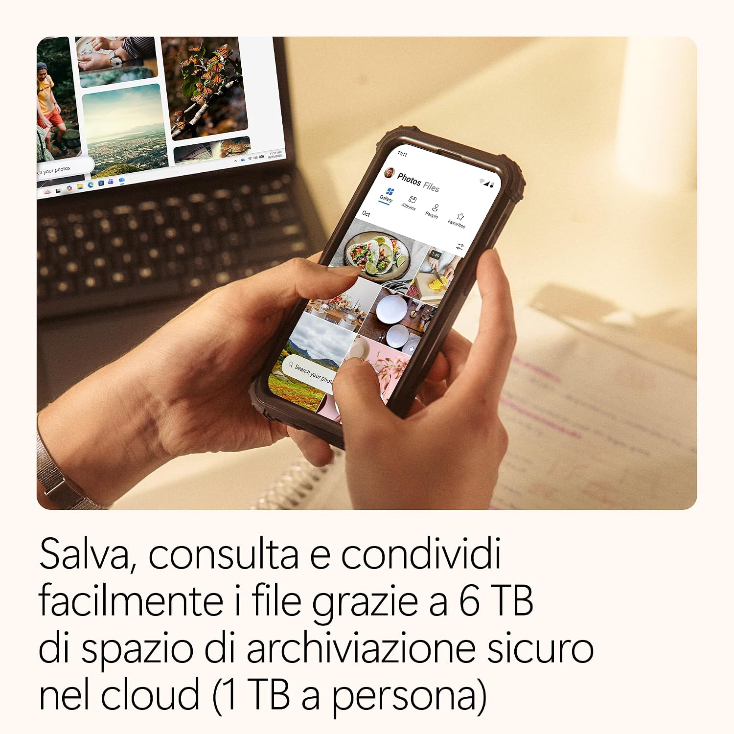 Microsoft 365 Family: 6 TB di spazio di archiviazione OneDrive